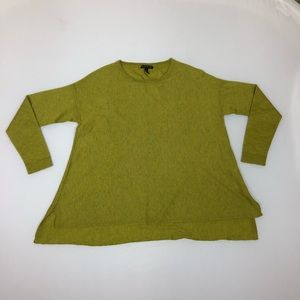 NWOT Eileen Fisher Petite Green Top PP/PTP